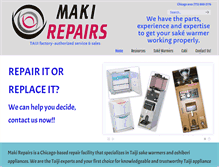 Tablet Screenshot of makirepairs.com